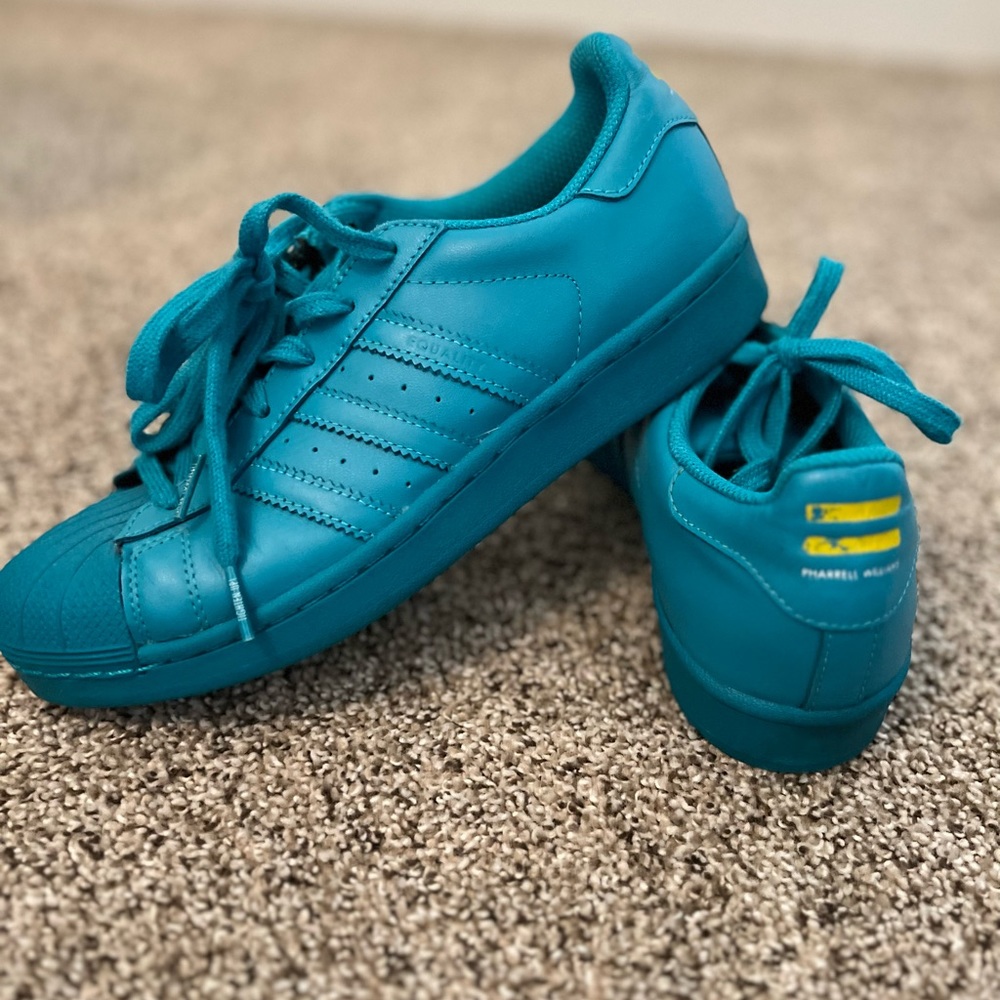 Limited Edition Pharrell Williams Super Star Adidas Shoes